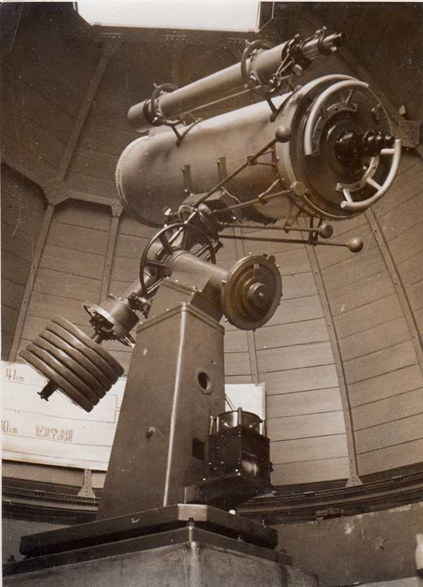 仙台市天文台 天体望遠鏡（昭29.12.23）